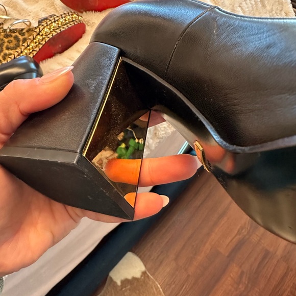 Gucci WOMEN'S MID-HEEL PUMP WITH HORSEBIT black size 38.5 lightly worn - Picture 5 of 5